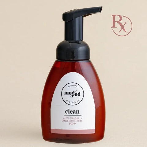 antifungal peppermint and grapefruit cleansing wash | CLEAN Modern Podiatrist