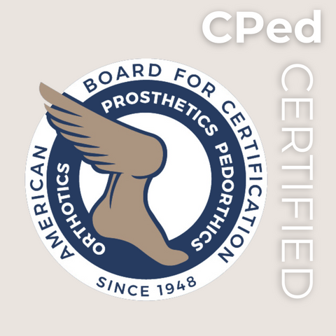 ABC Board Certified Pedorthist in Orthotics, Prosthetics & Pedorthics, (C.Ped.)