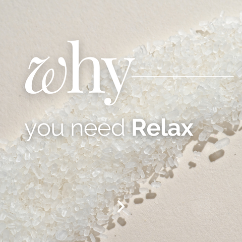 RELAX antifungal Epsom soak dissolving in warm water — lemongrass and tea tree formula | Modern Podiatrist