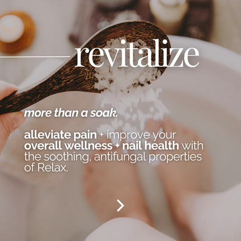 RELAX antifungal soak for thick nails — softens nails before trims | Modern Podiatrist