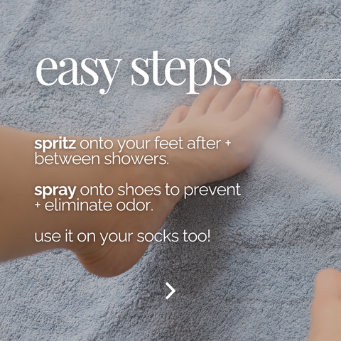 FRESH | antifungal peppermint foot and shoe spray