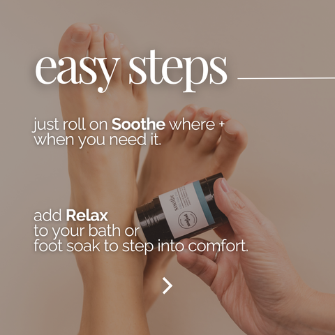 foot pain relief duo | RELAX + SOOTHE